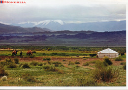 Mongolie Animée Animaux Nomade Montagne - Mongolie