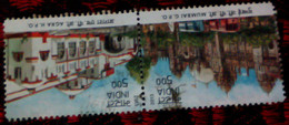Architecture,postal Buildings,Agra,Mumbai,used Stamps, India - Andere & Zonder Classificatie