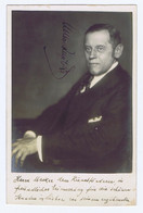 Cx19) Photograph Postcard German Musician Musicien Portrait Autograph Anton ? - Autogramme