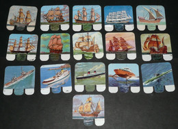 Lot D'anciennes Tôles Publicitaires Huilor Dulcine Cremolive Samo, Tôle Polychrome, Bateaux Voiliers Marine - Sonstige & Ohne Zuordnung