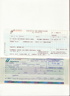 Alt1139 Billet Biglietto Ticket Treno Train Passenger Receipt Cambio Prenotazione AV High Speed Torino Milano - Non Classés