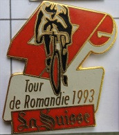 47èME TOUR DE ROMANDIE  VELO 1993 - GRIS  SPONSOR EX JOURNAL LA SUISSE - CYCLISTE - CYCLISME - BIKE  -   ( 26) - Cycling
