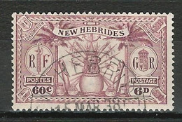 New Hebrides SG 48, Mi 82 O Used - Oblitérés