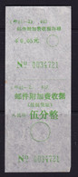 CHINA CHINE CINA SICHUAN  POSTAL ADDED CHARGE LABELS (ACL)  0.05 YUAN - Other & Unclassified