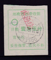 CHINA CHINE CINA JIANGXI LEPING 333300  POSTAL ADDED CHARGE LABELS (ACL) 0.15 YUAN - Other & Unclassified