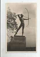 DRESDE SAXE ALLEMAGNE CARTE PHOTO STATUE DE L'ARCHER (TIR A L'ARC) 1084 - Bogenschiessen