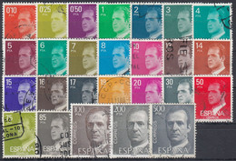 ESPAÑA 1982-1990 Nº 2386P/2607P SERIE FOSFORO USADO (REF. 01) - Oblitérés