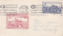 PRAGA 1955 - Views Of The City On Postal Stationery - Briefe