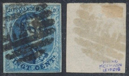 Médaillon - N°11A Margé Obl P120 "Tournay" (8 Barres) / Perception - 1858-1862 Medaillen (9/12)