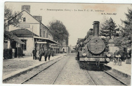 38 - BEAUREPAIRE - La Gare P.-L.-M., Intérieur. - Beaurepaire