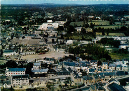 Villedieu Les Poeles * Vue Générale Aérienne Sur La Place Des Costil - Villedieu