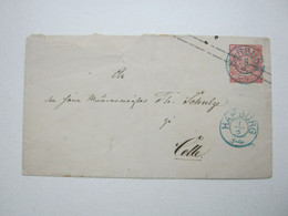 HARBURG , Klarer Stempel Auf Ganzsache, Rauh Geöffnet - Postal  Stationery