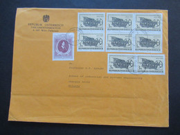 Parlamentsdirektion  1017 Wien 1979 Flugpost Nach Atlanta An Shaul Ladany Social Philately / Judaica. Wien Parlament - Briefe U. Dokumente