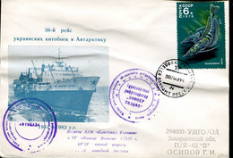 UDSSR Antarktis Walfang- Und Forschungsfahrten, Schiffe Und Fauna  - USSR Antarctica Whaling And Research Cruises Ships - Sonstige & Ohne Zuordnung