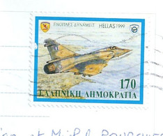 GRECE TP Avion Sur Carte Postale Entière - Briefe U. Dokumente