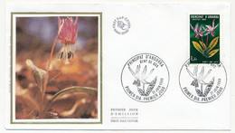 ANDORRE - Enveloppe FDC Soie => 1,10F Dent De Gos - 21 Juin 1980 - Principat D'Andorra - FDC