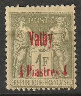 French Offices Vathy 1893 Sc 7 Yt 9 MNG - Neufs