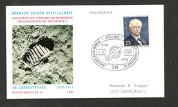 BERLIN - GERMANY - CARD - ROCKET POST , NR.68 - COSMOS - 1971. - Other & Unclassified