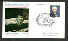 BERLIN - GERMANY - CARD - ROCKET POST , NR.67 - COSMOS - 1971. - Altri & Non Classificati