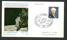 BERLIN - GERMANY - CARD - ROCKET POST , NR.66 - COSMOS - 1971. - Autres & Non Classés