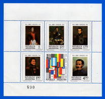 Argentine - Bloc Feuillet De 6 Timbres 1974 - Timbres Neufs - Blocks & Sheetlets