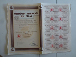 Action Omnium Français Du Film - Cinema & Teatro