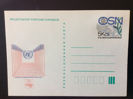 CDV 221 1988 Journée Des Nations Unies ONU UNO Praga 88 - Ansichtskarten