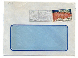 Monaco -1962- Tp  EUROPA  Sur Partie D'enveloppe ...cachet  Palais Princier - Briefe U. Dokumente