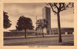 00326 "TORINO - STADIO MUSSOLINI" VEDUTA, ARCHIT. '900. CART SPED 1941 - Stadi & Strutture Sportive