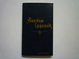 2021 - 232  Joli MINI AGENDA  " LESUEUR "  1909  SEPTEMBRE   XXX - Small : 1901-20