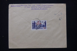 RÉUNION - Enveloppe Commerciale De St Denis Pour La France En 1949 Par Avion, Affranchissement Surchargé - L 84684 - Altri & Non Classificati
