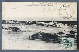 Chine N°75 Sur CPA TAD Tien-Tsin 19.1.1911, Pour Le Maroc, TAD T&P Aux Armées CASABLANCA - (B468) - Briefe U. Dokumente