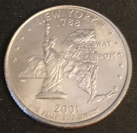 ETATS UNIS - USA - ¼ - 1/4 DOLLAR 2001 D - Quarter New York - KM 318 - Sonstige & Ohne Zuordnung