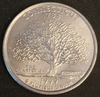 ETATS UNIS - USA - ¼ - 1/4 DOLLAR 1999 P - Quarter Connecticut - KM 297 - Andere & Zonder Classificatie