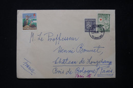 FINLANDE - Enveloppe De Helsinki  Pour La France En 1951 - L 84803 - Lettres & Documents