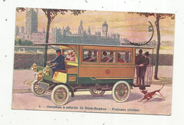 Cp, Automobiles , Bus & Autocars , OMNIBUS à Pétrole De DION-BOUTON , Puteaux ,Seine ,écrite - Buses & Coaches