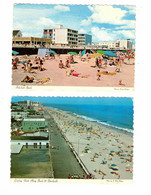 2 Different REHOBOTH BEACH, Delaware, USA, 1971 & 1973 4X6 Chrome Postcard - Autres & Non Classés