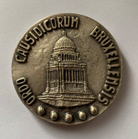 Médaille. Ordo Causidicorum Bruxellensis. Figurant Le Palais De Justice. Sodali Optime Merito. R. Vandendriessche. - Professionali / Di Società