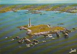 Cpsm  Plouguerneau Le Phare De L'ile Vierge Vue Aérienne - Plouguerneau