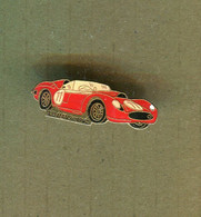 Pin's - AUTO FERRARI AUTOMOBILE 35 MMS EPOXY LE MANS 1962 - Ferrari
