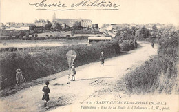 Saint Georges Sur Loire      49       Vue De La Route Chalonnes.  Cerf-Volant     (voir Scan) - Saint Georges Sur Loire