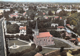 91-SAINTE-GENEVIEVE-DES-BOIS- L'EGLISE PAROISSIALE VUE DU CIEL - Sainte Genevieve Des Bois