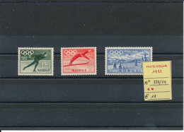 NORVEGIA- 1952 N° 337/39 MNH - Winter 1952: Oslo