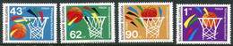 BULGARIA 1991 Basketball Centenary MNH / **.  Michel 3940-43 - Sonstige & Ohne Zuordnung
