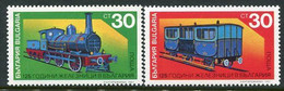 BULGARIA 1991 Railway Anniversary MNH / **.  Michel 3938-39 - Sonstige & Ohne Zuordnung