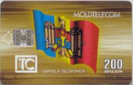 MOLDAVIA : 12 200u White House  05/97 USED - Moldova