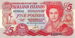 ILES FALKLAND 1983 5 Pound - P.12a  Neuf UNC - Falkland