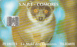 Rare Carte Téléphonique Comores SNPT 25 Unités - Comoren