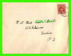 ENVELOPPE, LETTER - TRAVEL IN 1946 - GOING TO VERDUN, QUÉBEC - - Cartes-maximum (CM)