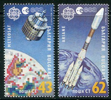 BULGARIA 1991  Europa: Space MNH / **.  Michel 3901-02 - Ungebraucht